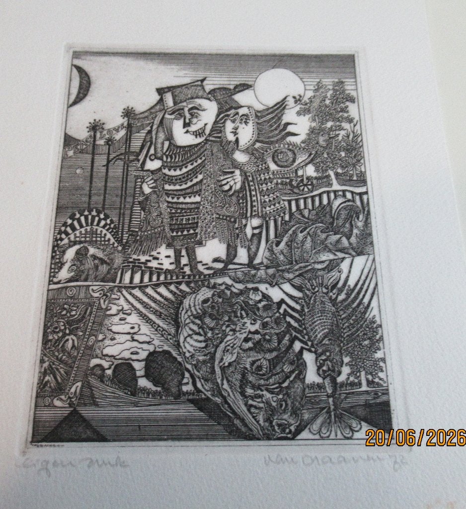 Hans van Draanen (1931 -1987 ), Antiek en Kunst, Cartografie, Ophalen of Verzenden, Gesigneerd, 1950 - 1999
