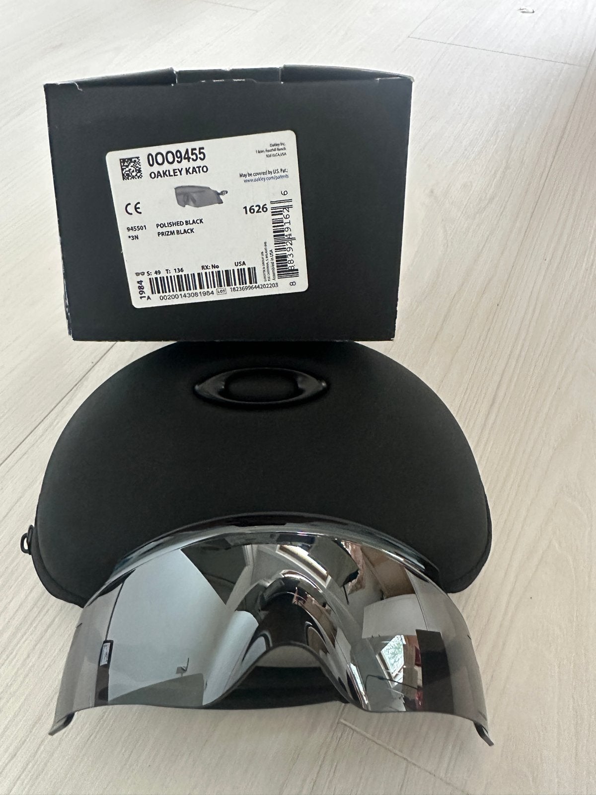 Oakley Kato Prizm Black Zonnebril - Nieuw in Doos, Zonnebril, Zwart, Nieuw, Ophalen of Verzenden