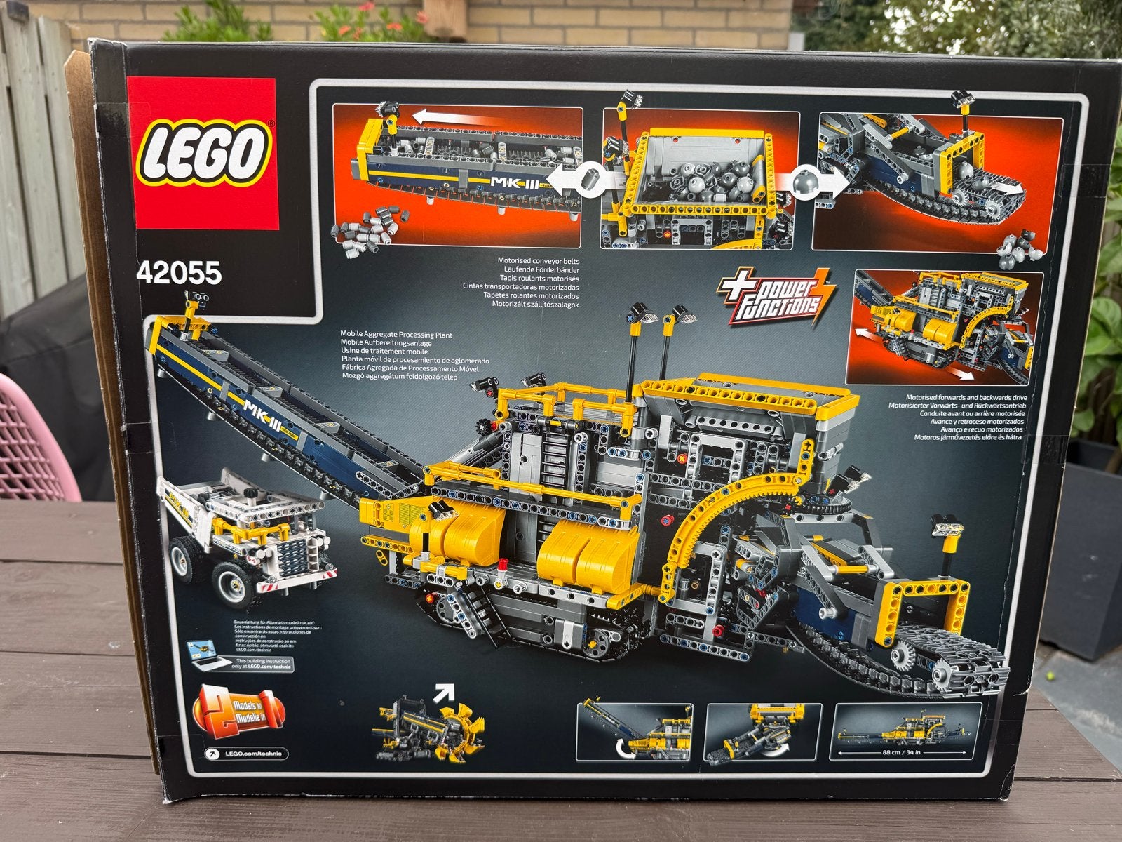 LEGO Technic 42055 Bucket Wheel Graafmachine, Lego, Compleet, Ophalen of Verzenden, Zo goed als nieuw