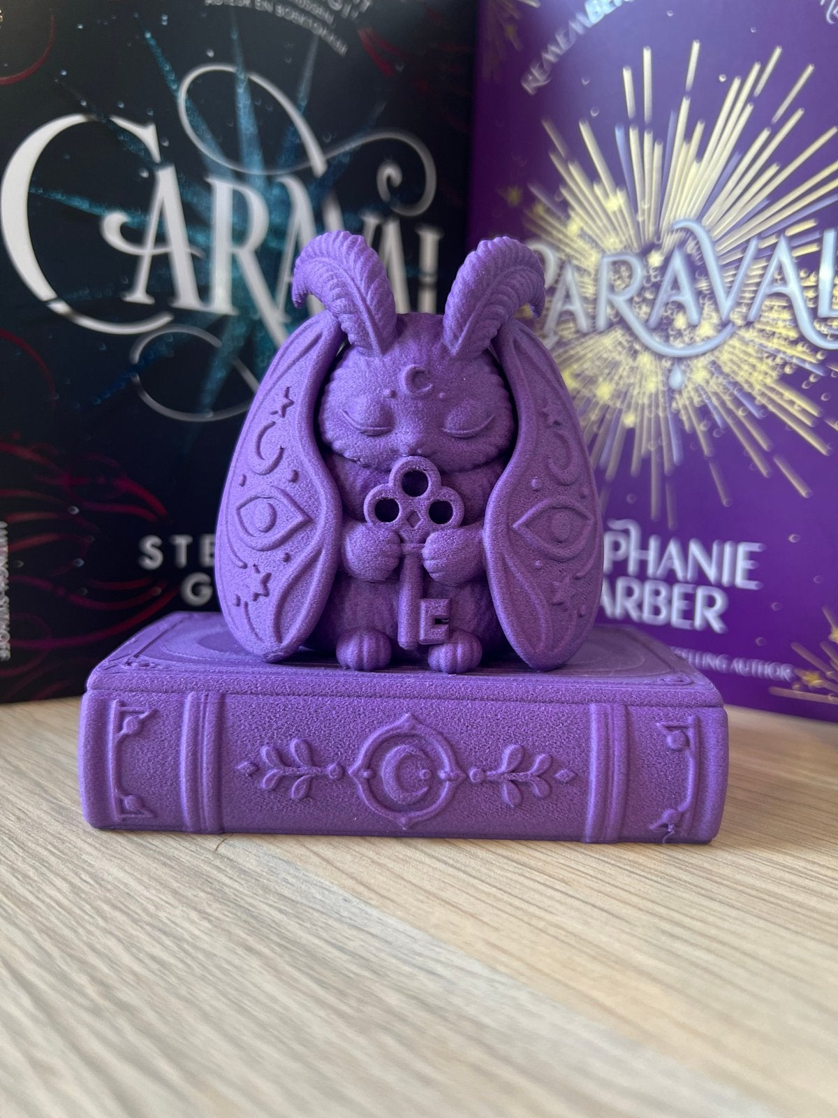 3D Geprint Fantasy Boekenplank Beeldje - Magisch Konijn, Verzamelen, Poppetjes en Figuurtjes, Verzenden, Nieuw