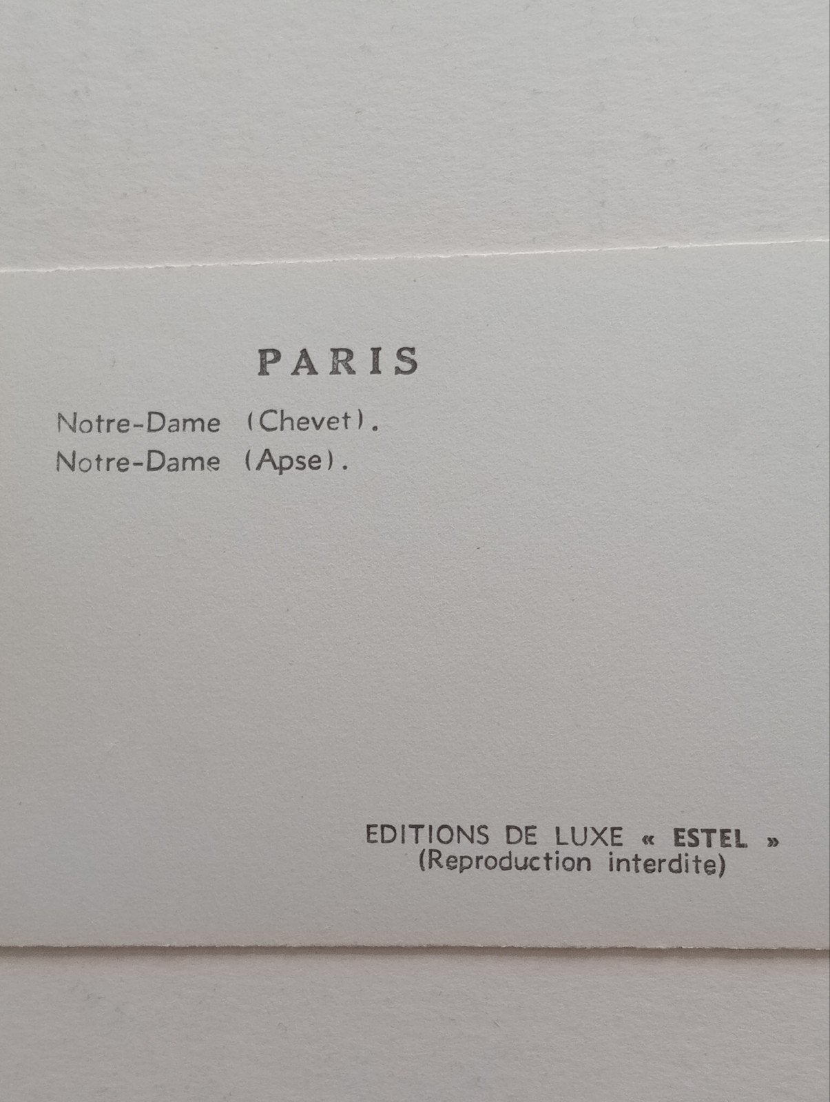 Parijs Notre Dame Paris foto jaren 40-60, Verzamelen, Ophalen of Verzenden