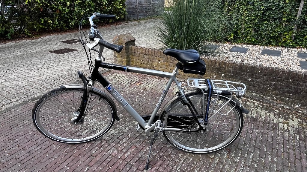 Herenfiets RIH Delta Zilver/zwart, Versnellingen, Zo goed als nieuw, 57 tot 61 cm, Ophalen