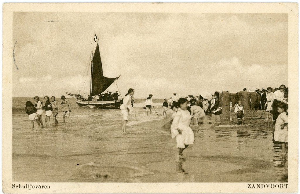 Zandvoort, Verzenden, 1920 tot 1940, Gelopen, Noord-Holland