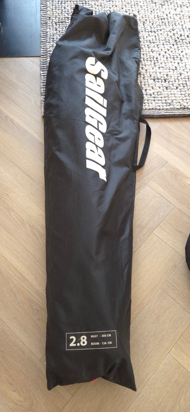 Windsurfzeil Sailgear 2.8 m" met mast en giek en giek, Overige merken, Ophalen of Verzenden, Zeil, Gebruikt
