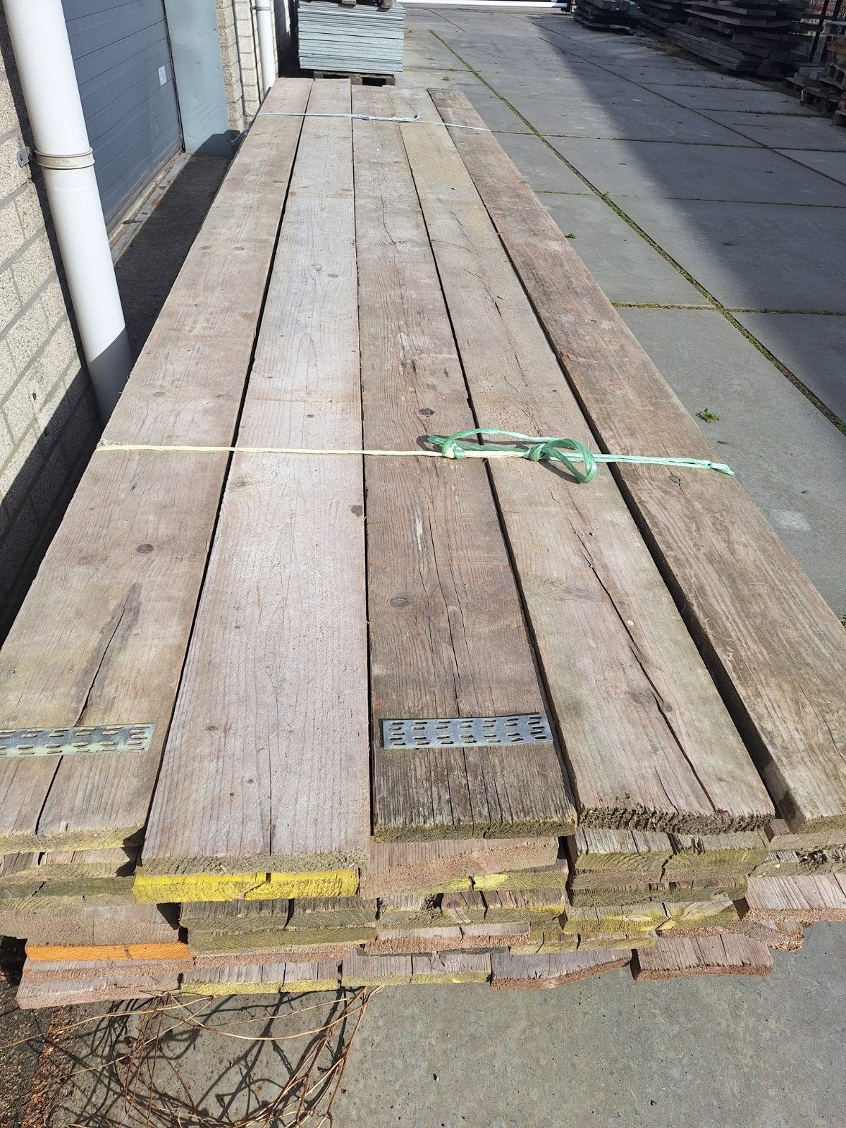 steigerplanken  steigerhout  gebruikte  planken, Gebruikt, 25 tot 50 mm, Ophalen of Verzenden, Plank