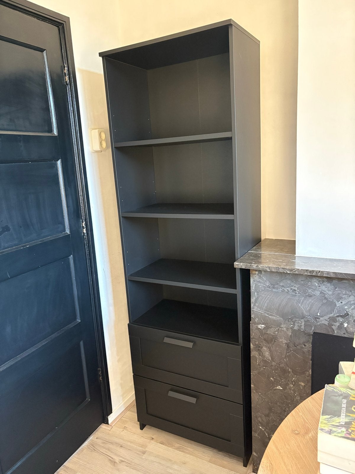 IKEA Brimnes Boekenkast met Lades - Zeer Goede Staat, Huis en Inrichting, Kasten | Boekenkasten, Zo goed als nieuw, 50 tot 100 cm