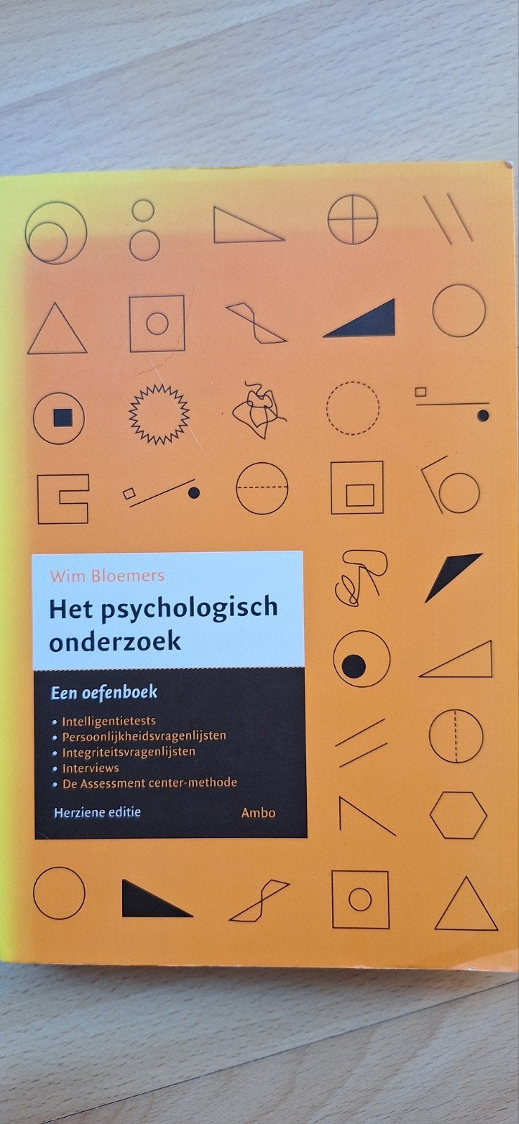 Wim Bloemers - Het psychologisch onderzoek, Boeken, Wim Bloemers, Verzenden, Ontwikkelingspsychologie, Zo goed als nieuw