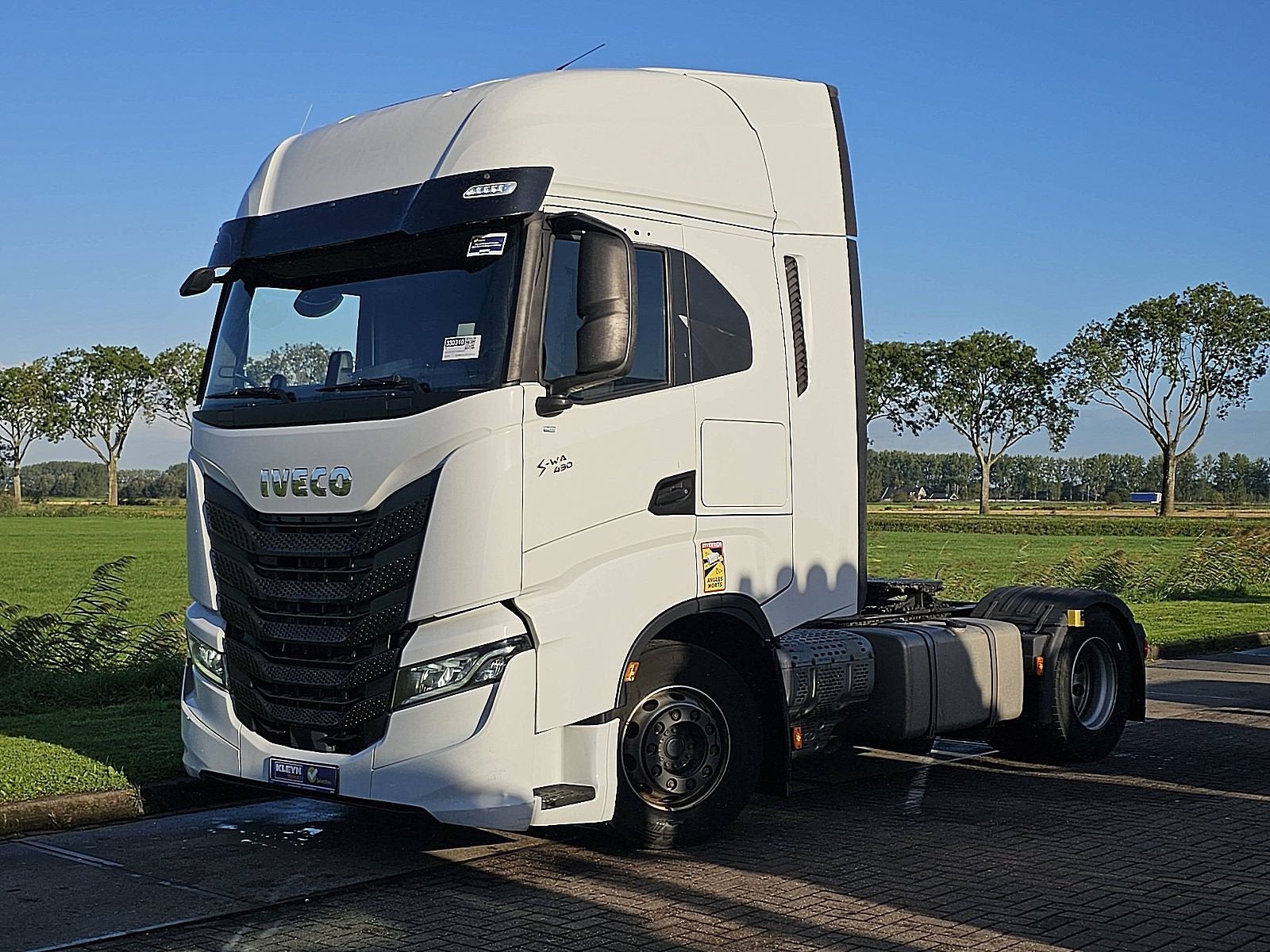 IVECO S-WAY AS440S49, Auto's, Automaat, Euro 6, Iveco, Wit