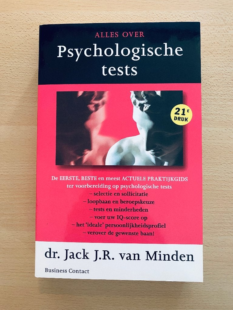 Alles Over Psychologische Tests - Dr. Jack van Minden, Ophalen of Verzenden, Dr. Jack J.R. van Minden, Ontwikkelingspsychologie