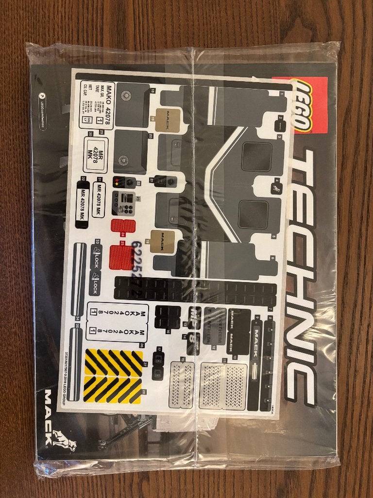 LEGO 42078 - Mack Anthem - Instructieboek en stickervel, Lego, Overige typen, Nieuw, Ophalen of Verzenden