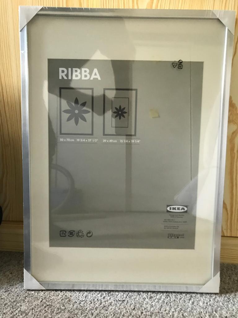 Lijst aluminium rand 2 cm hoogte 70 cm breedte 50 cm, Huis en Inrichting, Woonaccessoires | Lijsten, Ophalen, Zo goed als nieuw
