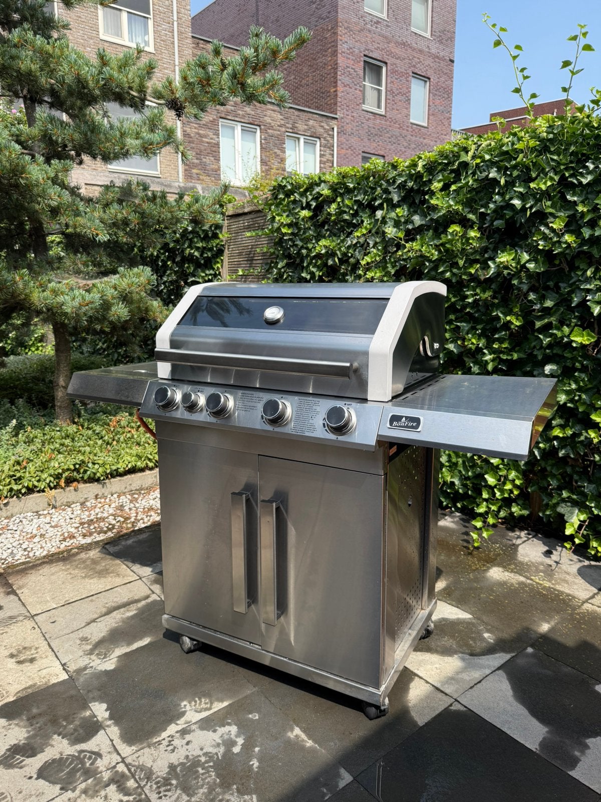 Bonfire RVS Barbecue | BBQ, Tuin en Terras, Gasbarbecues, Ophalen, Gebruikt
