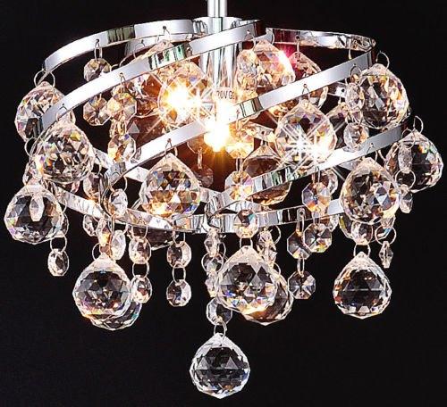 Kristallen Hanglamp Plafondlamp Kroonluchter Spiraal 240015., Ophalen of Verzenden, Nieuw, Glas