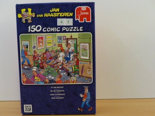Jan van Haasteren 150 stukjes - Bij de Tandarts, Ophalen of Verzenden, Minder dan 500 stukjes, Zo goed als nieuw, Legpuzzel
