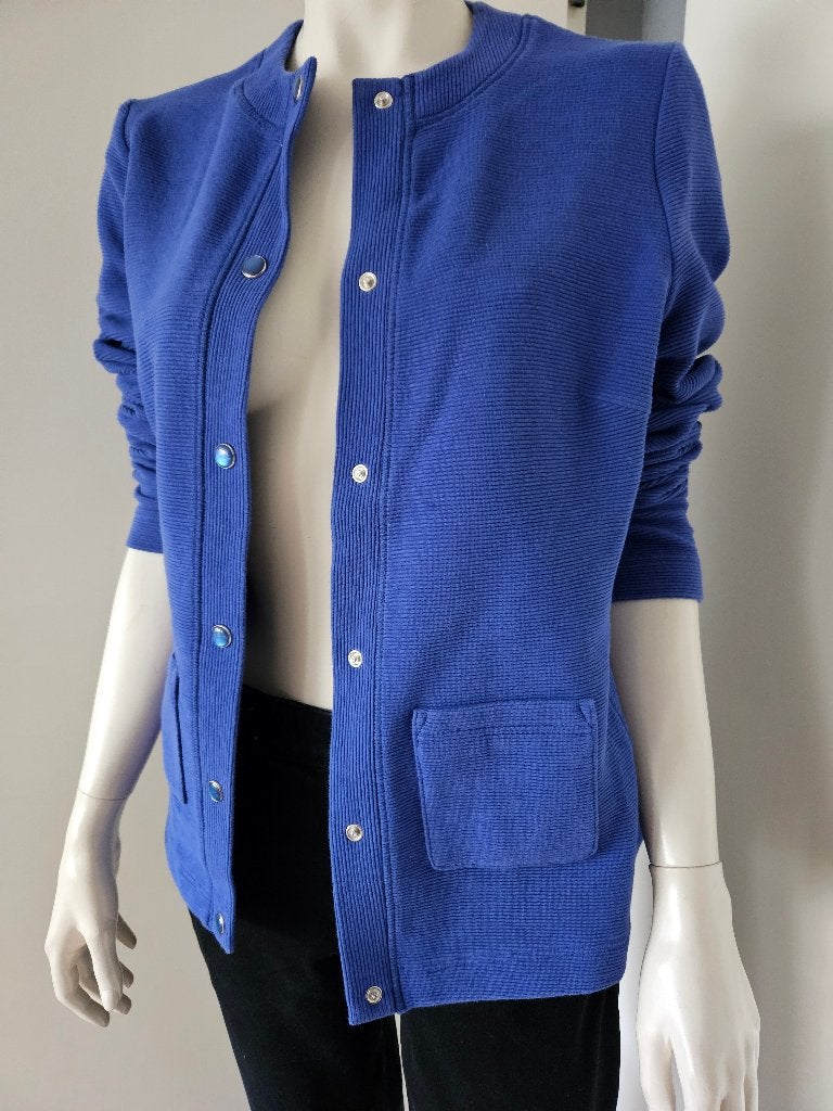 Maat 38  leuk vestje  blauw jasje vest zgan, Ophalen of Verzenden, Zo goed als nieuw, Maat 38/40 (M), Blauw