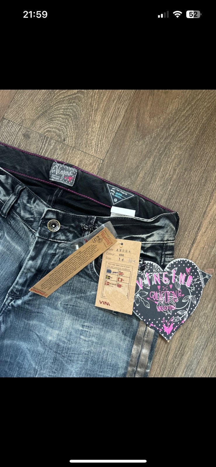 Mooie Shoeby straight jeans met glittersteentjes. Mt 164., Kinderen en Baby's, Ophalen of Verzenden, Zo goed als nieuw, Jongen of Meisje