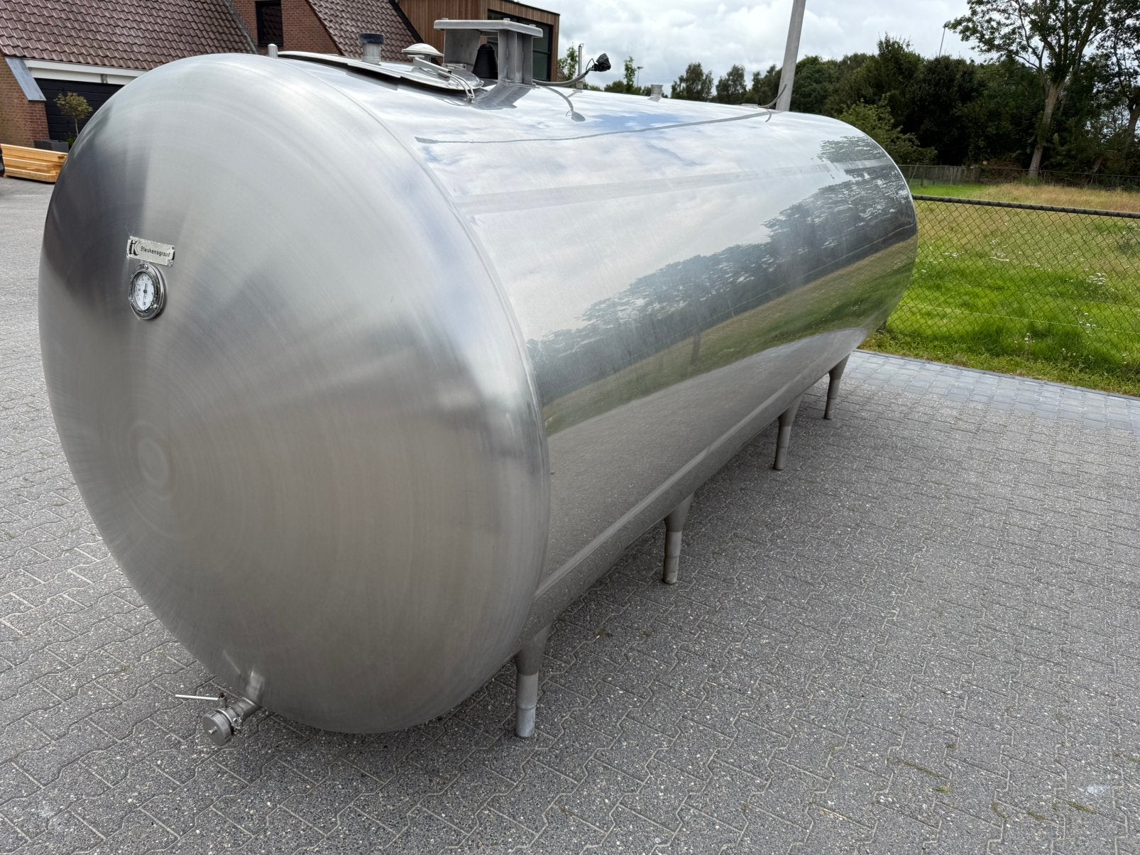 Melktank opslagtank 8000 ltr., 150 liter of meer, Ophalen, Zo goed als nieuw