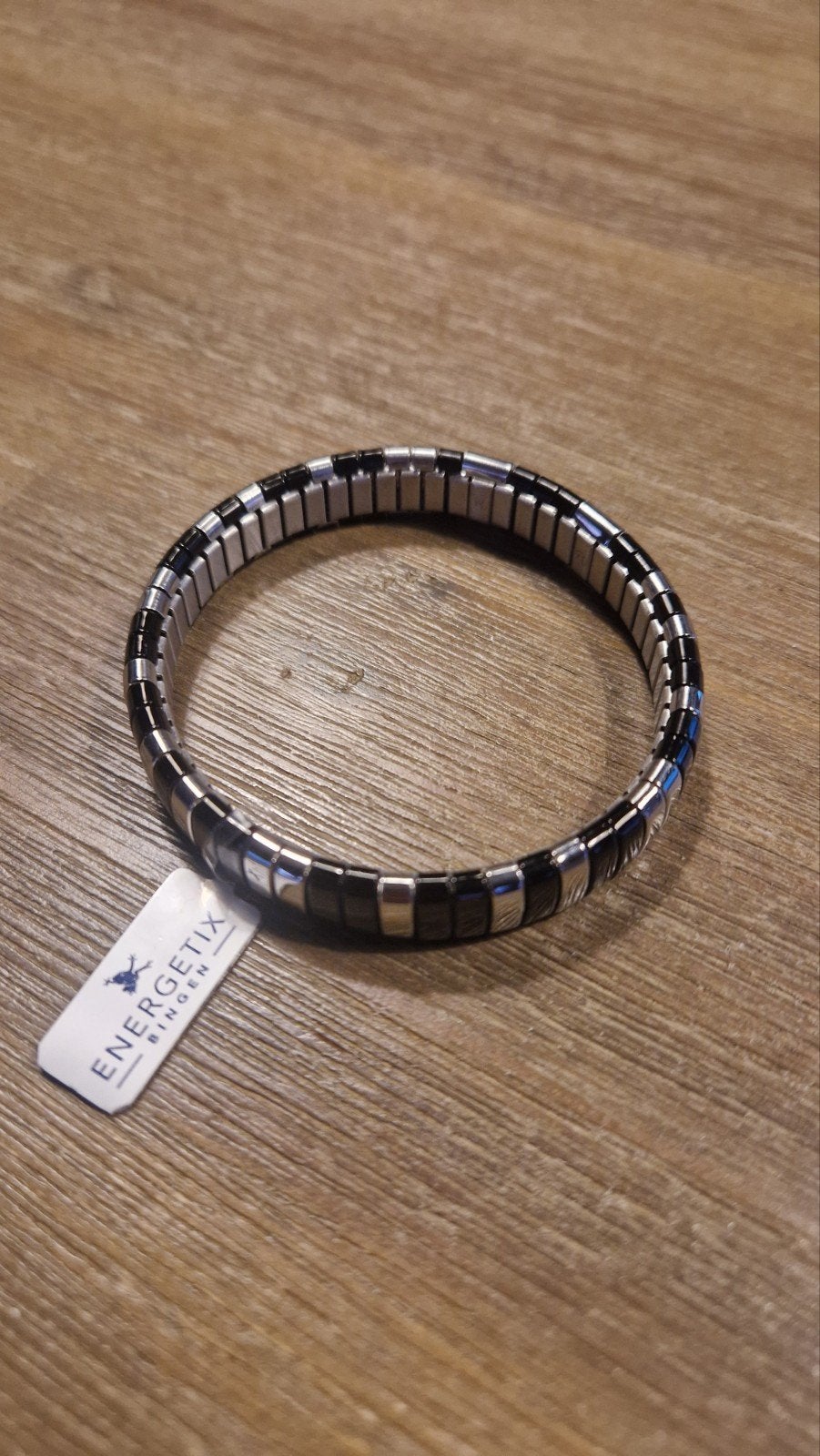 Mooie armband Energetix, Sieraden, Tassen en Uiterlijk, Armbanden, Ophalen of Verzenden, Nieuw, Zilver, Zilver