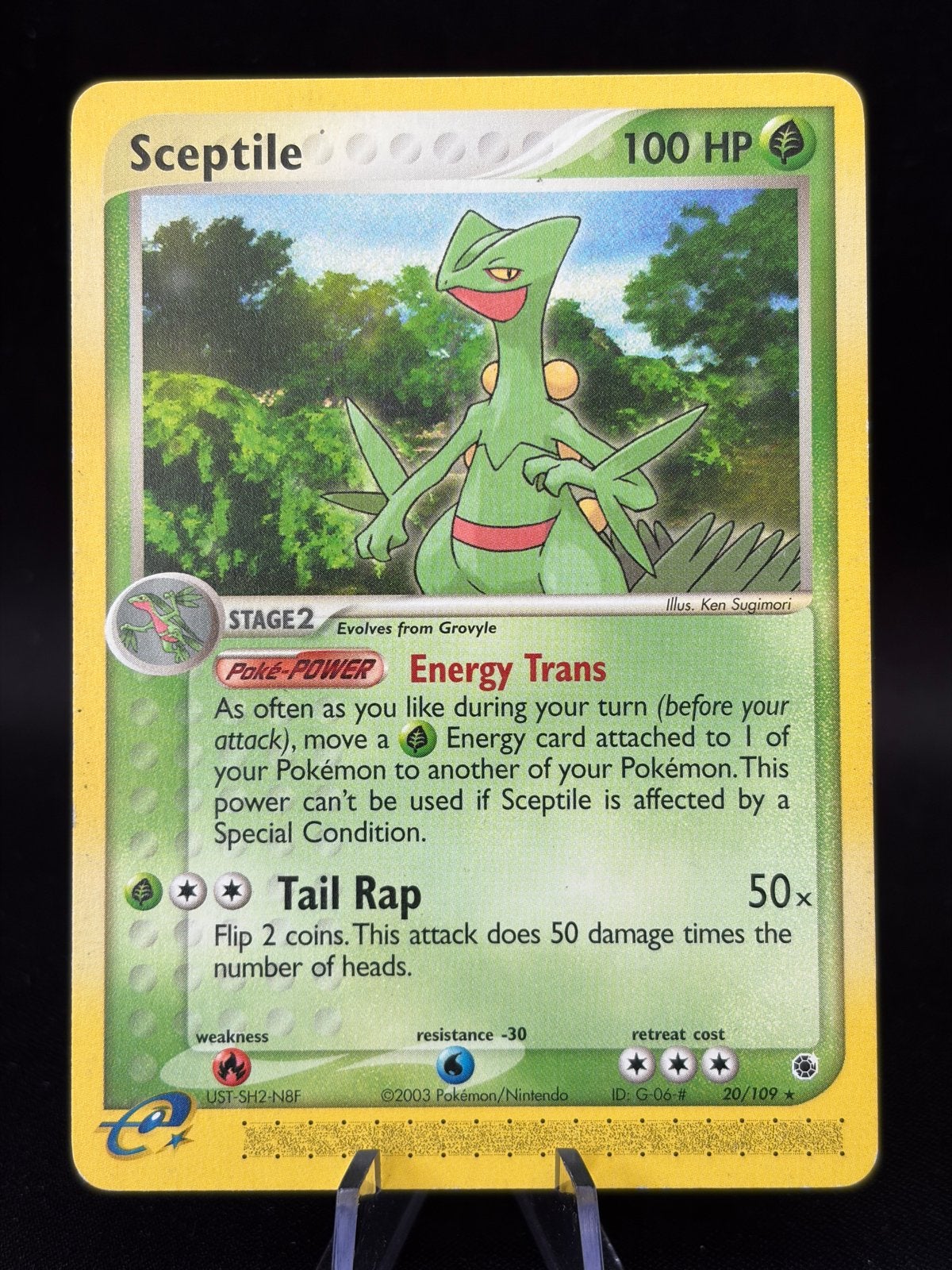 Sceptile 20/109 EX Ruby & Sapphire, Ophalen of Verzenden, Gebruikt, Losse kaart