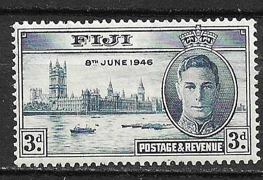 FIJI EILANDEN 1946, Ophalen of Verzenden, Gestempeld