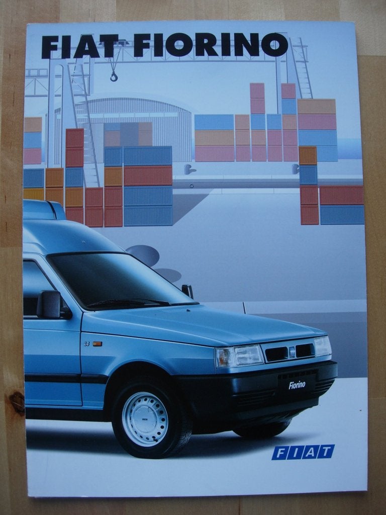 Fiat Fiorino 1997 Brochure – Bestelwagen & Pick-Up, Ophalen of Verzenden, Zo goed als nieuw, Overige merken, Fiat