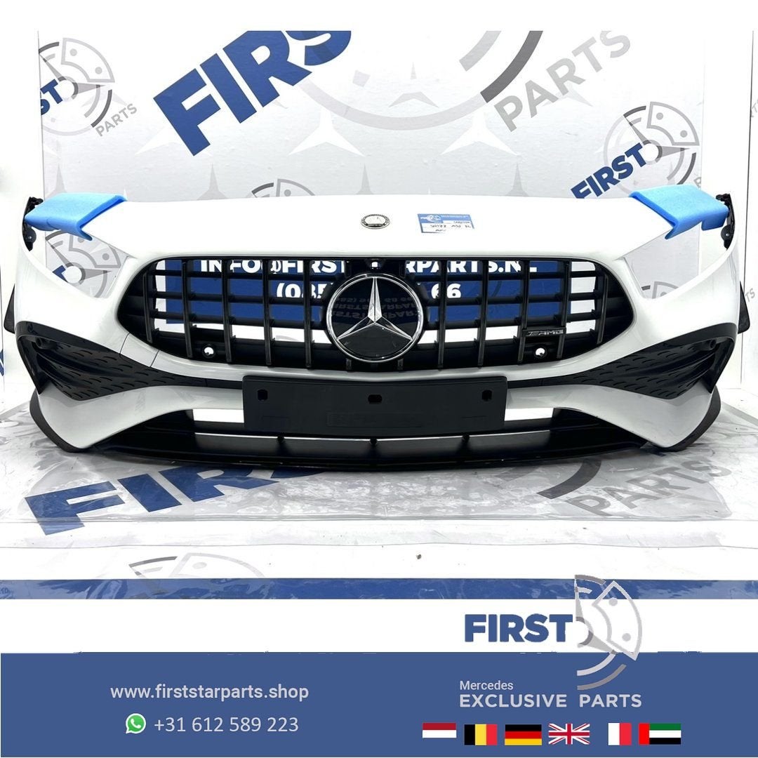 W177 FACELIFT BUMPER A35 AMG AERO VOORBUMPER COMPLEET PERFOR, Gebruikt, -, Voor, Ophalen of Verzenden