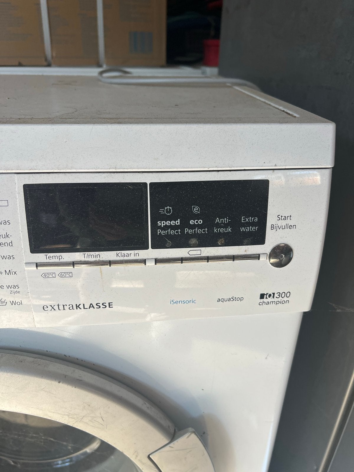 Siemens iQ300 Wasmachine - ExtraKlasse, Ophalen, Gebruikt, Voorlader, Kort programma