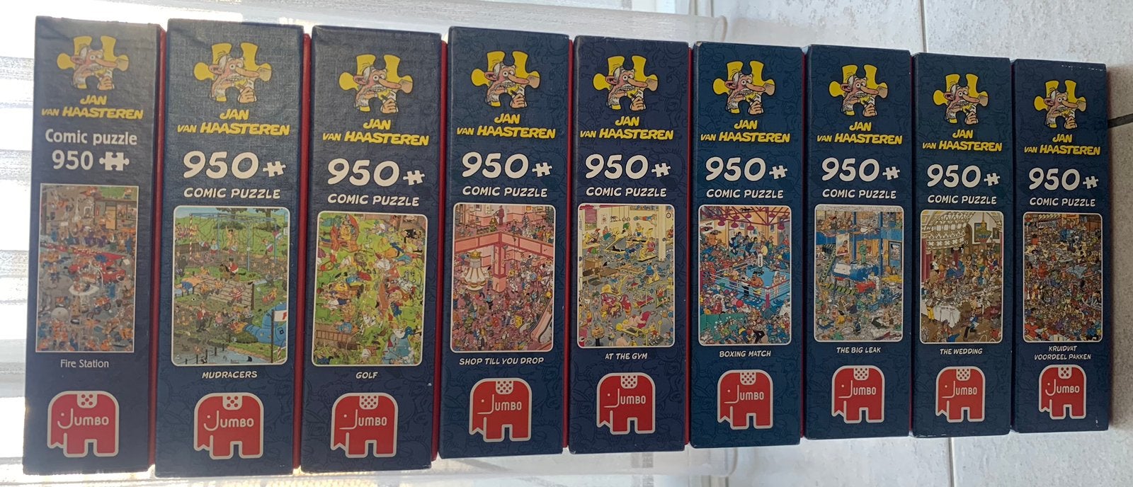 9 complete puzzels van 950 stukjes (zo goed als nieuw), Ophalen of Verzenden