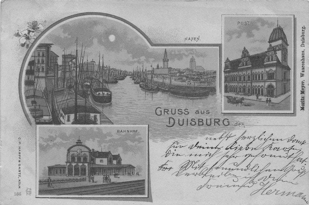 702-356-011 Duisburg, Verzenden, Voor 1920, Duitsland