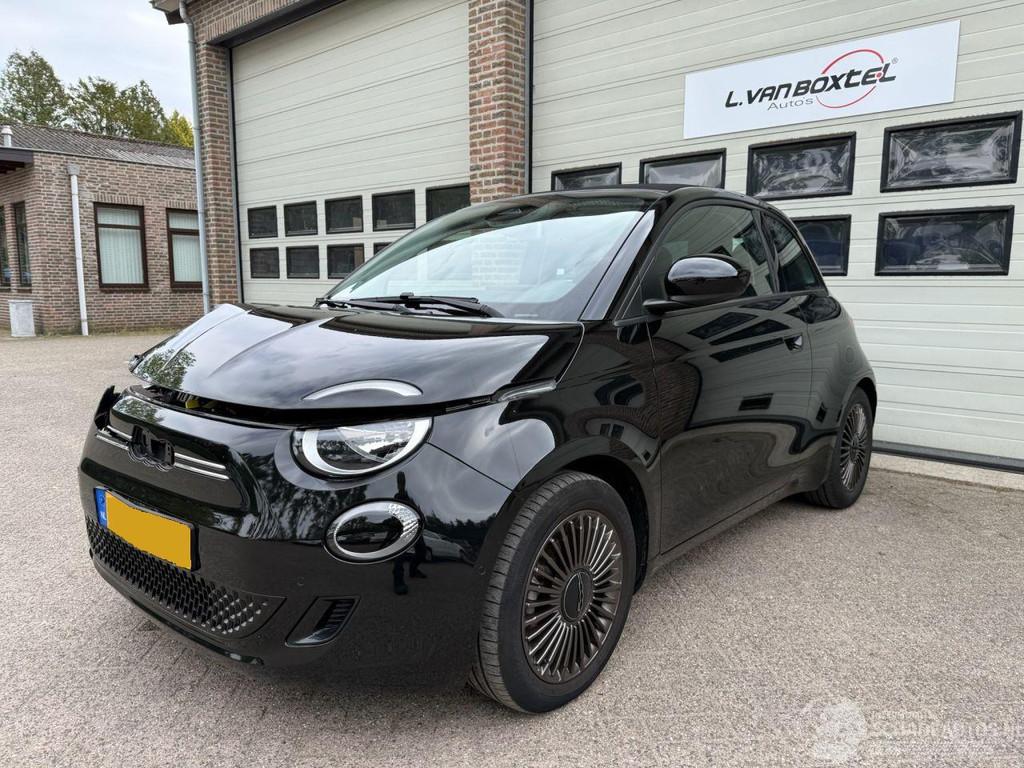Fiat 500C Passion 42kWh Navi Clima Virtual 39953 Km NAP !, Auto diversen, Schadeauto's, Automaat, Overige carrosserieën, Elektrisch