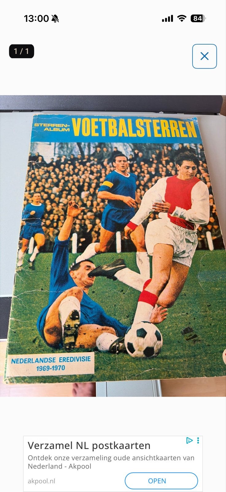 Incompleet Voetbalsterren album 1969-1970 (mist Cruijff), Verzamelen, Ophalen of Verzenden, Gebruikt, Overige binnenlandse clubs