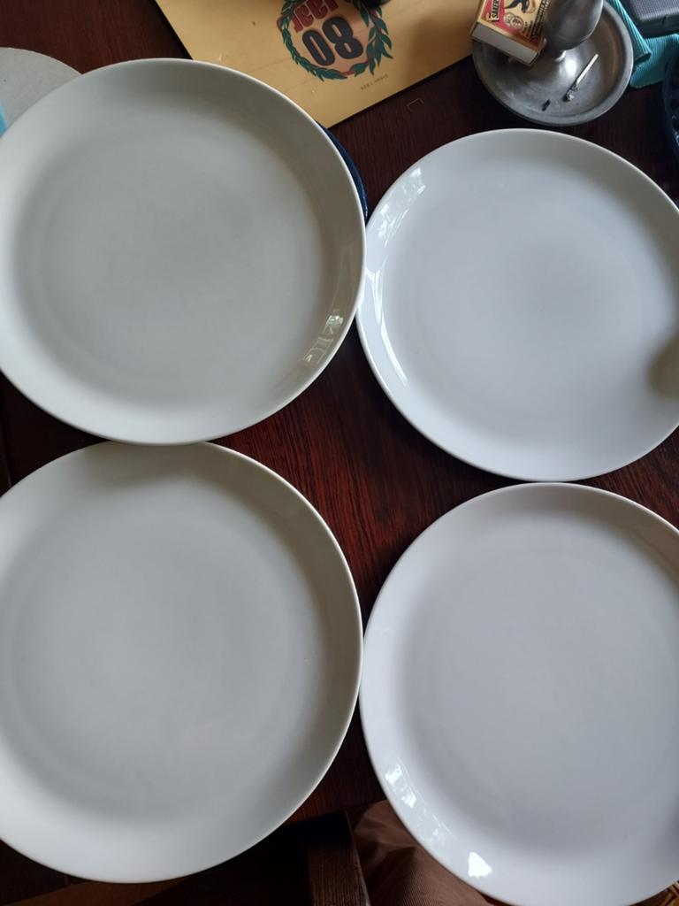 Vivo 4 platte dinerborden, Huis en Inrichting, Keuken | Servies, Ophalen of Verzenden, Zo goed als nieuw, Bord(en), Effen