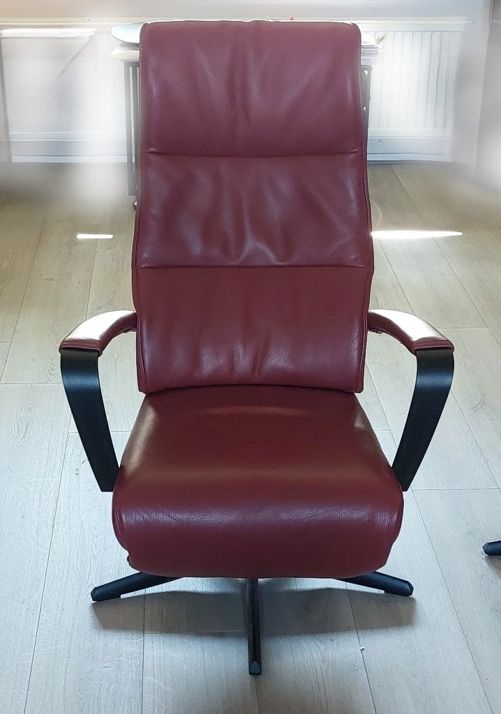 Verstelbare relaxfauteuils, rood, De Toekomst TW-190 Twice