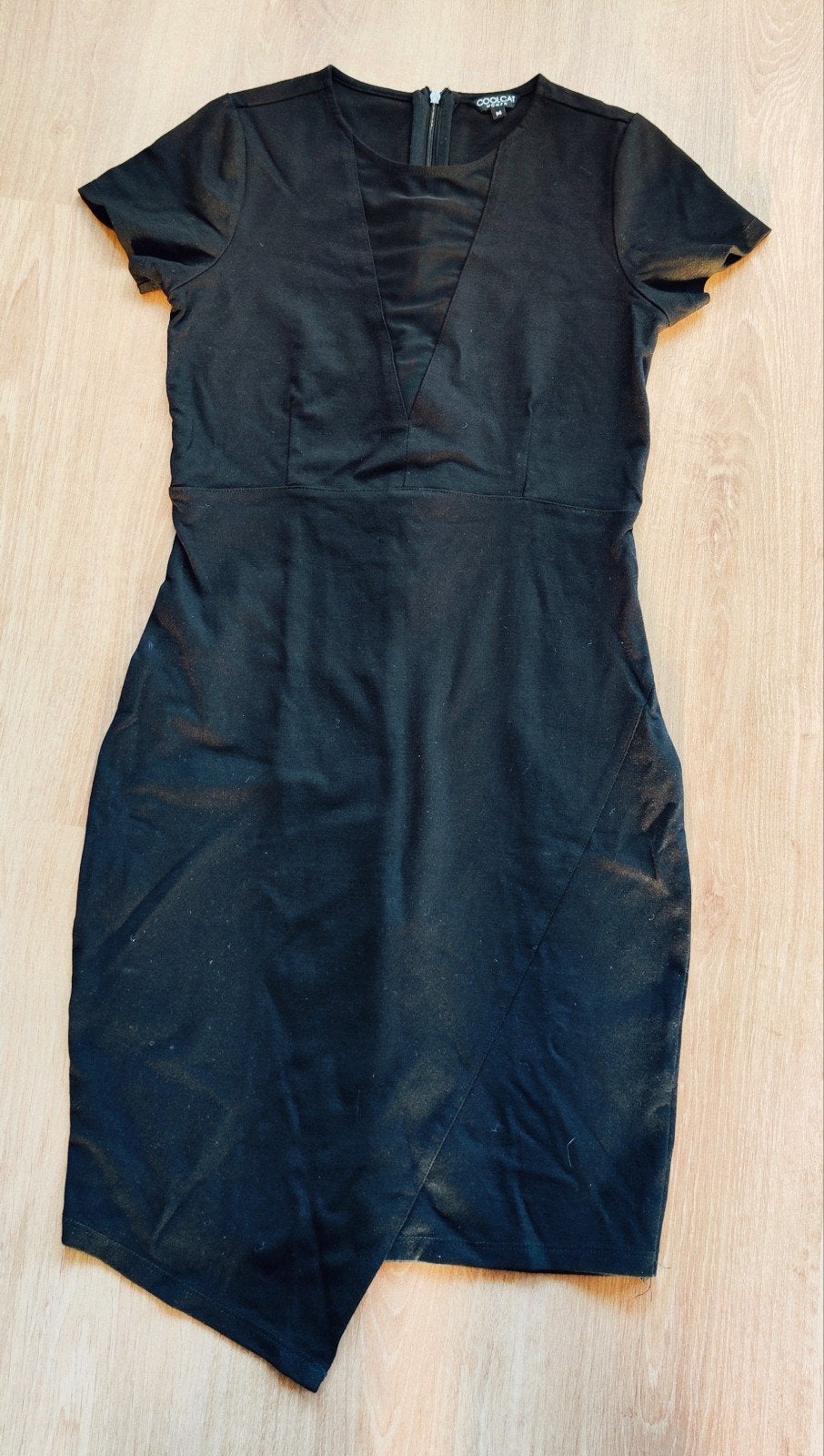 CoolCat Women Slimfit Zwart Jurk Maat 38/M, Maat 38/40 (M), ColdCat, Zwart, Ophalen of Verzenden