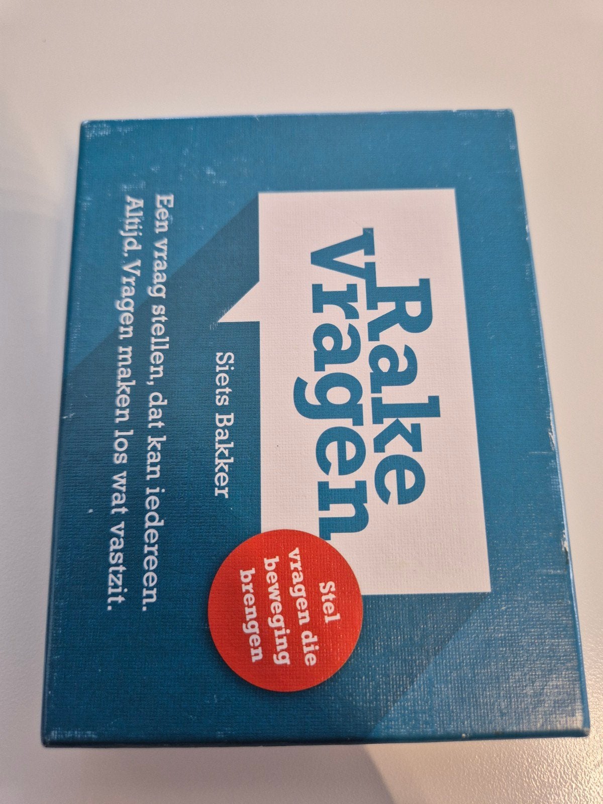 Rake Vragen,Siets Bakker - Stel vragen die beweging brengen, Ophalen of Verzenden, Zo goed als nieuw, Siets Bakker