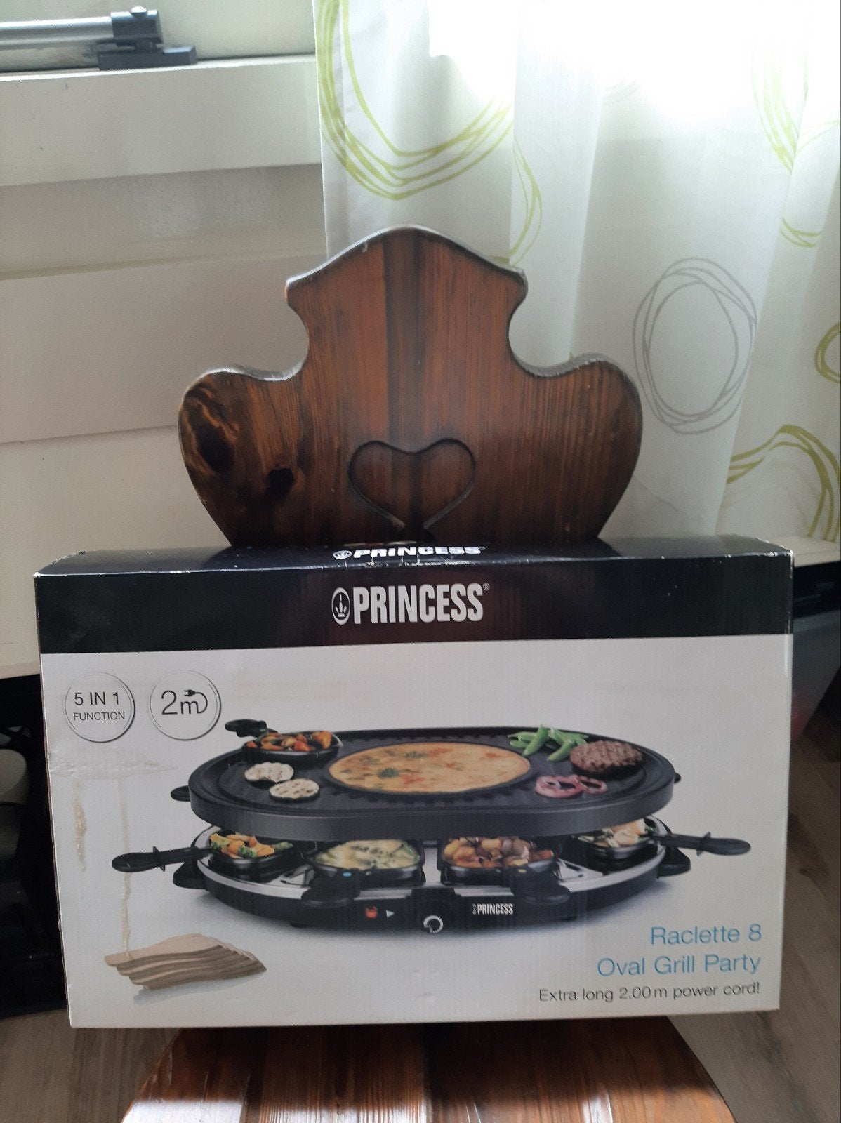 Princess Raclette 8 Oval Grill Party - Nieuw in doos, Ophalen of Verzenden, Nieuw, 8 personen of meer