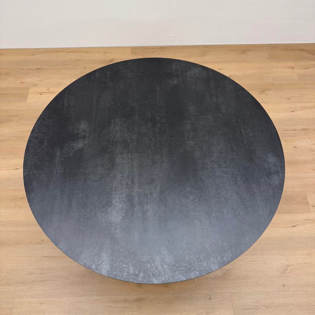 Ronde eettafel HPL 110cm & 120cm - Direct Leverbaar, Rond, Ophalen of Verzenden, Zo goed als nieuw, Info@betaalbaar-design.nl