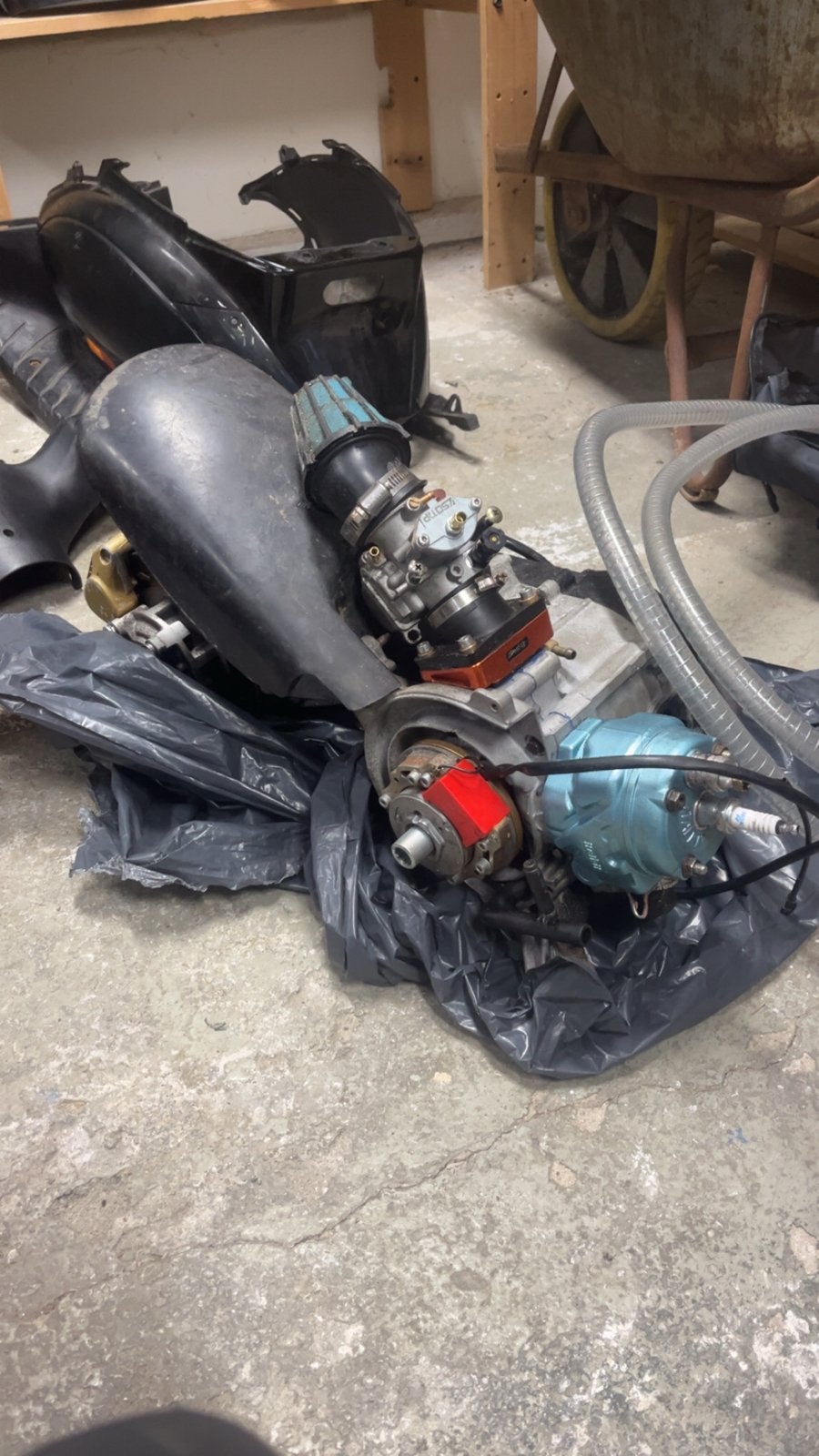 Runner 70cc Blok - Compleet getuned sprinter blok, Ophalen of Verzenden, Gebruikt, Blok, Piaggio
