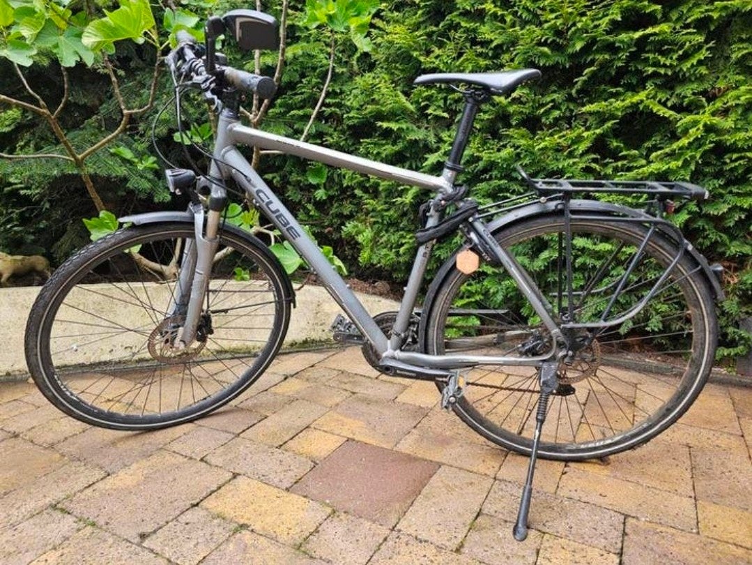 Cube Delhi pro travel herenfiets, 28 inch, Gebruikt, Vering, 57 tot 61 cm