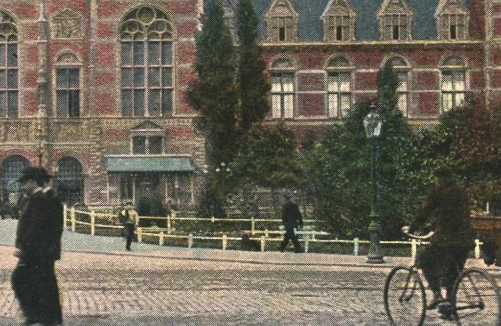 940233	Amsterdam	Rijksmuseum	begin vorige eeuw zegel afgew, Ophalen of Verzenden, Voor 1920, Gelopen, Noord-Holland