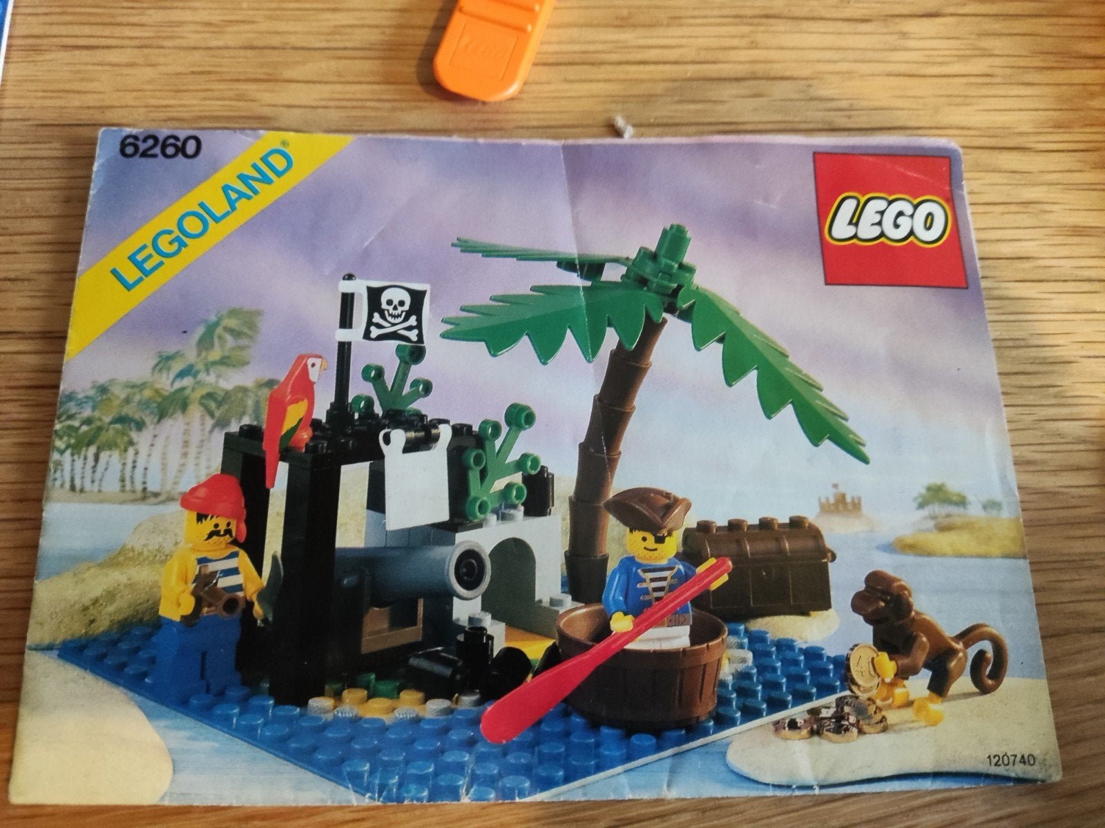 Lego 6260 Piraten Eiland compleet met boekje, Gebruikt, Lego, Inclusief instructies, Complete set