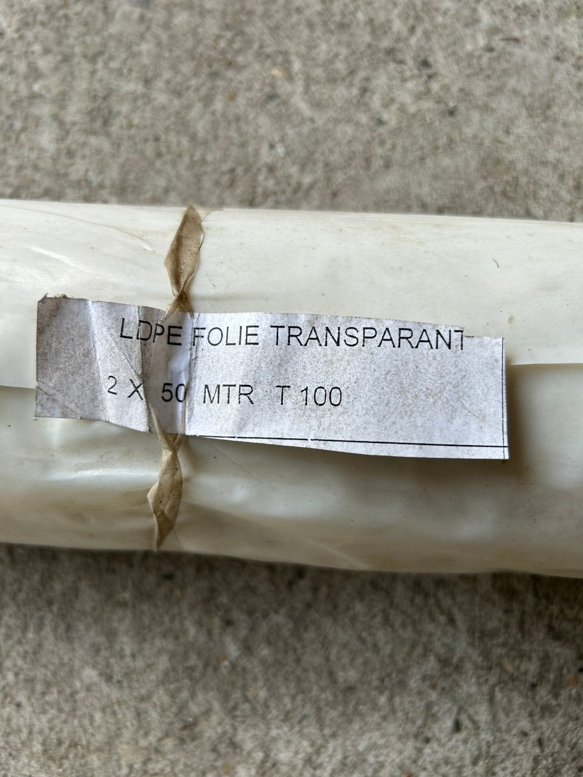 LDPE Folie transparant, Ophalen, Nieuw, 15 m² of meer, Folie