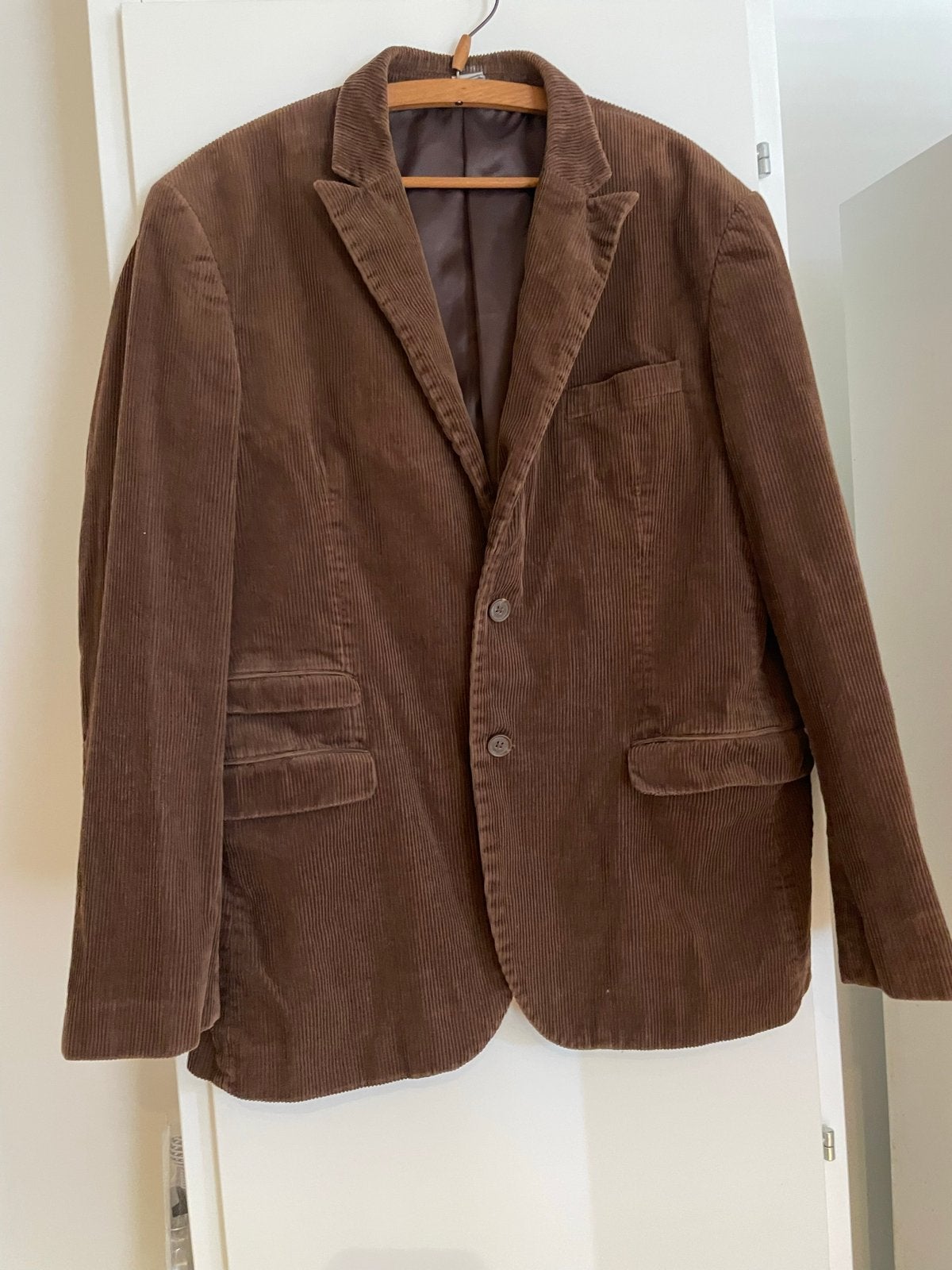 Bruine corduroy blazer - LIV Collection - Maat 58 (XL), Kleding | Heren, Ophalen, Zo goed als nieuw, Maat 56/58 (XL), Bruin
