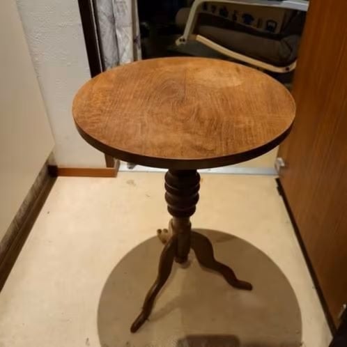 2 x bijzettafeltje, Minder dan 55 cm, Rond, Zo goed als nieuw, Ophalen