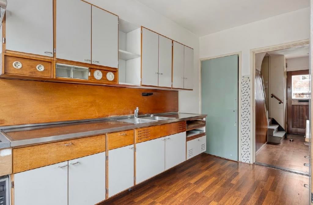 Originele Kho liang ie Keuken Jaren '60 model aquila, Huis en Inrichting, Ophalen, Gebruikt, Wit, Enkelwandige keuken