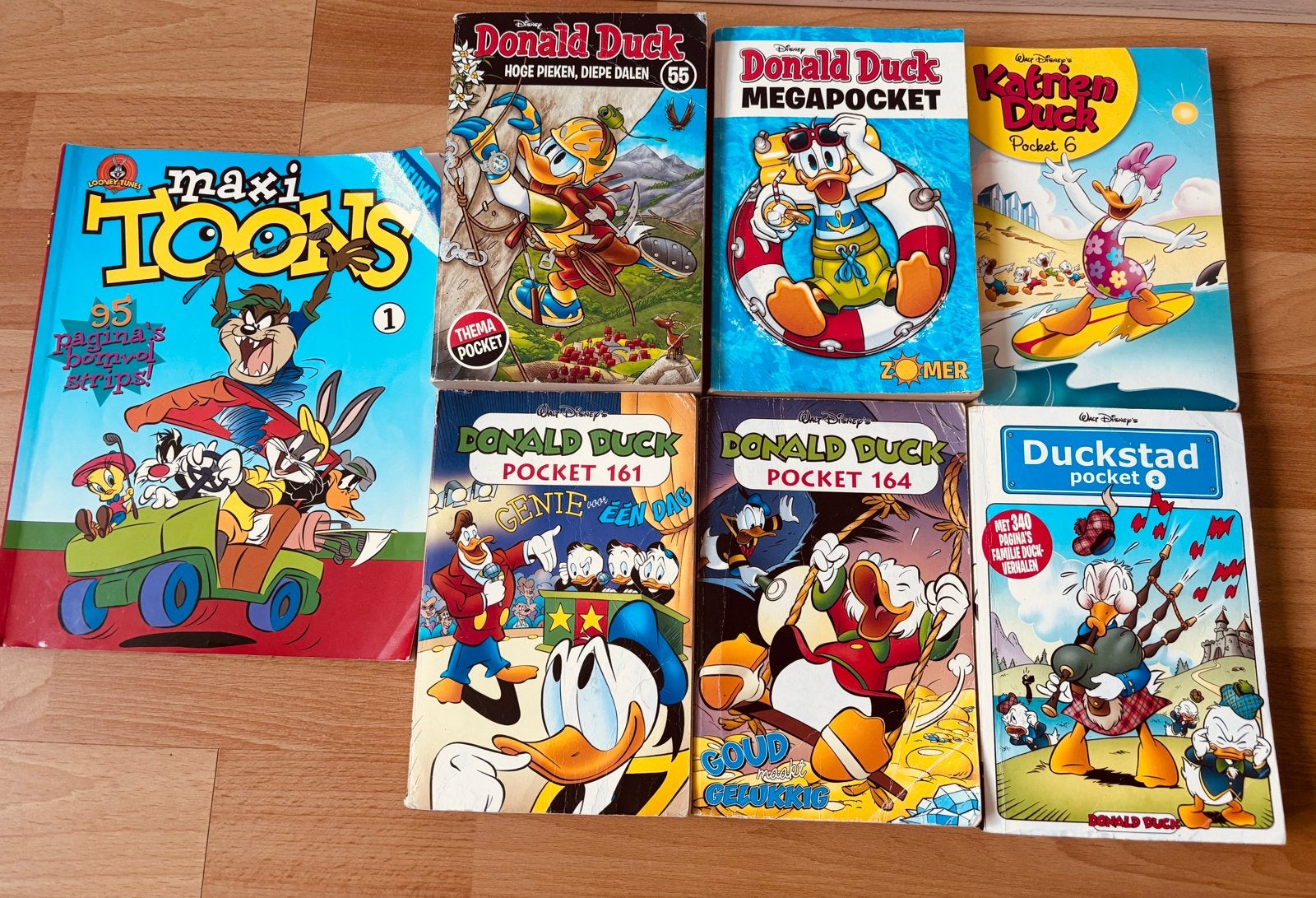 Donald Duck diverse pockets, Meerdere stripboeken, Ophalen of Verzenden, Gelezen