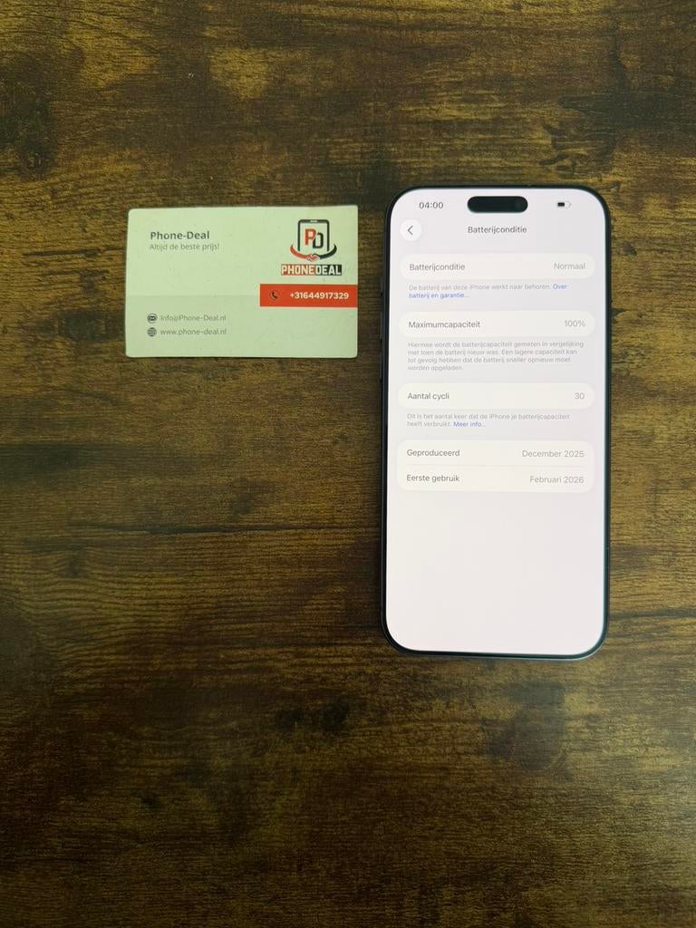 iPhone 17 pro max 256 gb nieuwstaat factuur + Garantie, 256 GB, Apple, Apple, Zwart