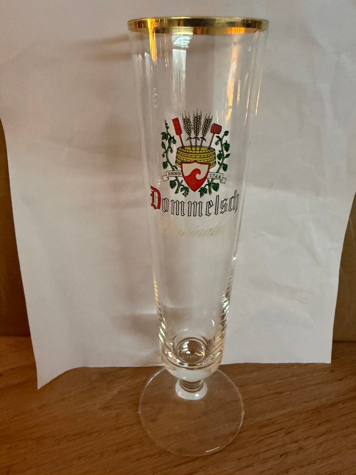Bier glas Dommelsch, Verzamelen, Biermerken, Ophalen of Verzenden, Zo goed als nieuw, Glas of Glazen, Overige merken