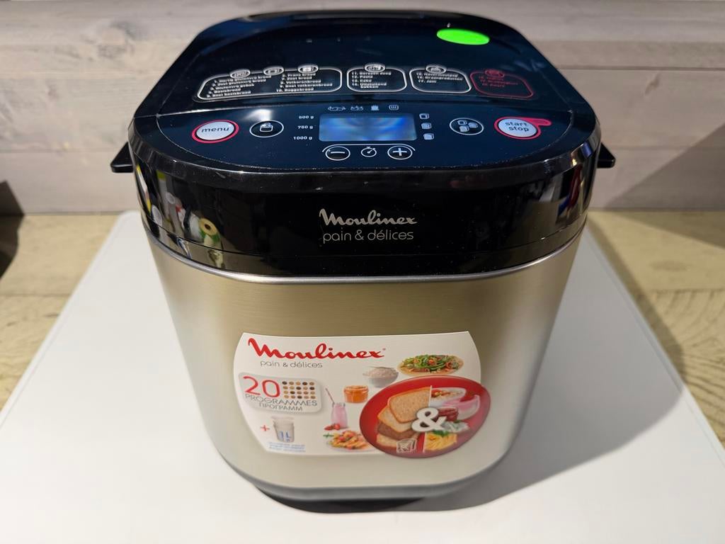 Moulinex Pain & Delices OW240E30 Broodbakmachine, Witgoed en Apparatuur, Broodbakmachines, Met timer, 800 tot 1200 gram deeg, Ophalen of Verzenden