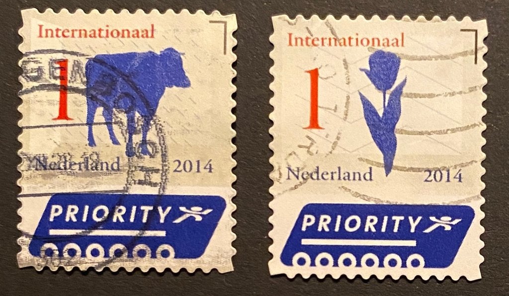 2014 NVPH 3152, 3154 gestempeld - mail uw keuze + bod, Postzegels en Munten, Ophalen of Verzenden, Na 1940, Gestempeld